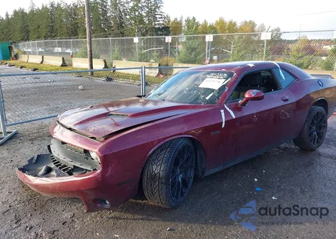 2018 Dodge Challenger R/T из США, поврежденный, VIN 2C3CDZBT0JH138409